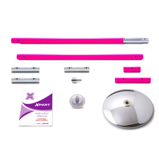 X-Pole XPert (NXN) Powder Coated Pink 45 mm 1,94 m - 2,18 m