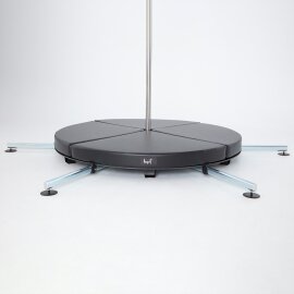 Pole Dance Matte Lupit Pole STANDARD für Stage Ø 160 cm Schwarz