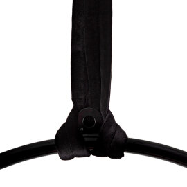Bundle PoleSports Rundschlinge zur Aufhängung von Aerial Hoops Schwarz Samt