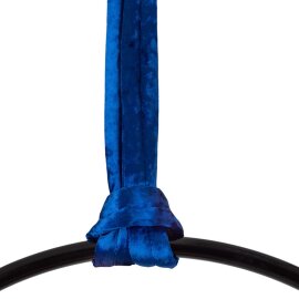 Bundle PoleSports Rundschlinge zur Aufhängung von Aerial Hoops Blau Samt