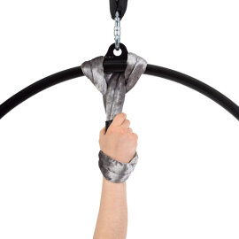 Bundle PoleSports Round Sling for hanging Aerial Hoops Silver velvet 0,5 m