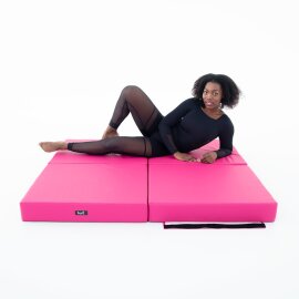 Pole Dance Matte Lupit Pole PREMIUM Multi Use Quadratisch 150 cm Pink