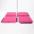 Pole Dance Matte Lupit Pole PREMIUM Multi Use Quadratisch 150 cm Pink
