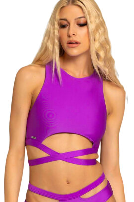 Paradise Chick Top Miami Wrap Grape