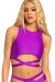 Paradise Chick Top Miami Wrap Grape
