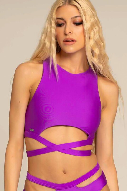 Paradise Chick Top Miami Wrap Grape L