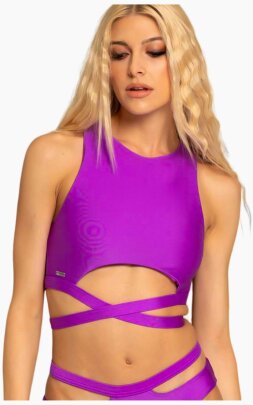 Paradise Chick Top Miami Wrap Grape L