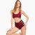 Paradise Chick Shorts High Waist Cherry Stripes M