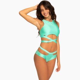 Paradise Chick Shorts Miami Lime XL