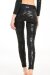 Paradise Chick Leggings Superhero Sticky V-String Zebra Schwarz XS