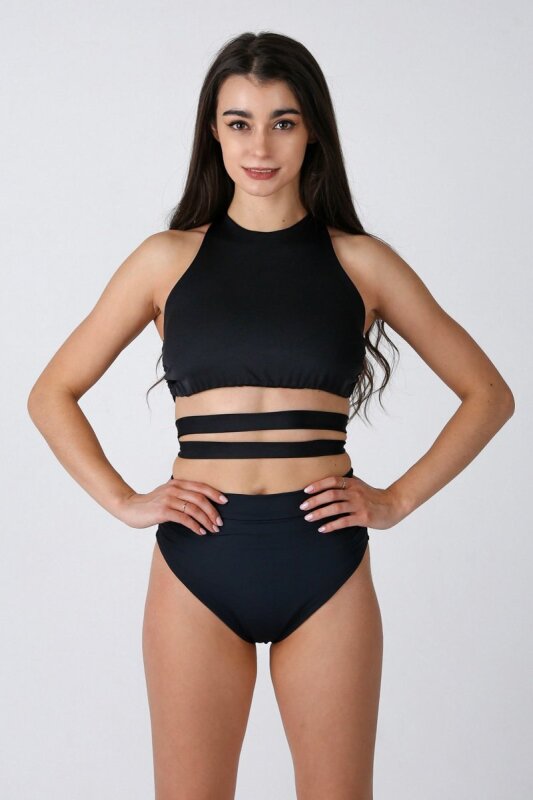 REV ACTIV Top Second Skin Shiny Schwarz