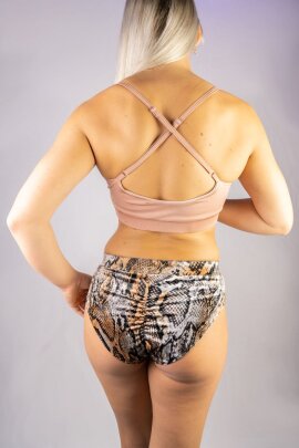 REV ACTIV Top Moon Beige mit Schleife M