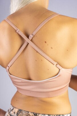REV ACTIV Top Moon Beige mit Schleife XL