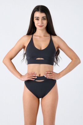 REV ACTIV Top Moon Anthrazit mit Schleife