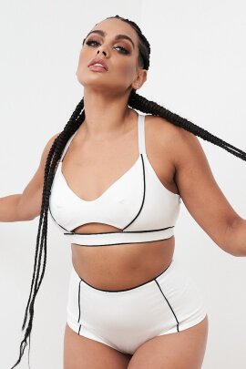 Lunalae Top Missy Weiß XL