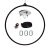 PoleSports Aerial Hoop Ø 26,9 mm Komplett-Set "Starter" mit Tape Service