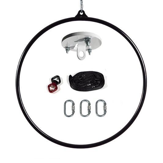PoleSports Aerial Hoop Ø 26,9 mm Komplett-Set "Starter"