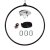 PoleSports Aerial Hoop Ø 26,9 mm Komplett-Set "Starter"