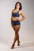 Off the Pole Crop Top Denim Blau XS