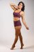 Off the Pole Crop Top Denim Blush XS