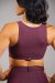 Off the Pole Crop Top Denim Blush XS