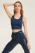 Paradise Chick Leggings Superhero Sticky High Waist Leopard Denim Blue M