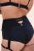 Lunalae Shorts High Waist Cora Schwarz L