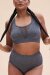 Lunalae Shorts High Waist Leah Seamless Grau S