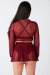 REV ACTIV Shorts mit Rock With Pleasure Weinrot