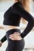 Dragonfly Crop Top Pavi Schwarz XS-S