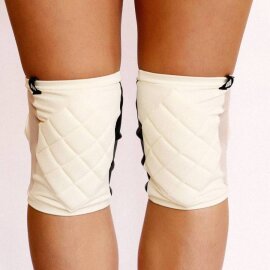 Poledancerka Knieschützer Elfenbeinweiß L