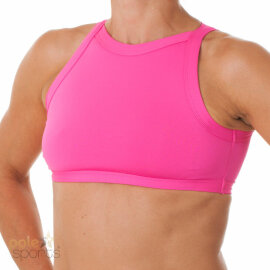 PoleFit Top High Neck Crop XS Hot Pink