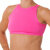 PoleFit Top High Neck Crop XS Hot Pink