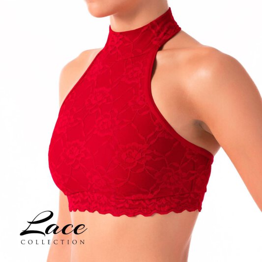 Dragonfly Top Lisette Lace Red
