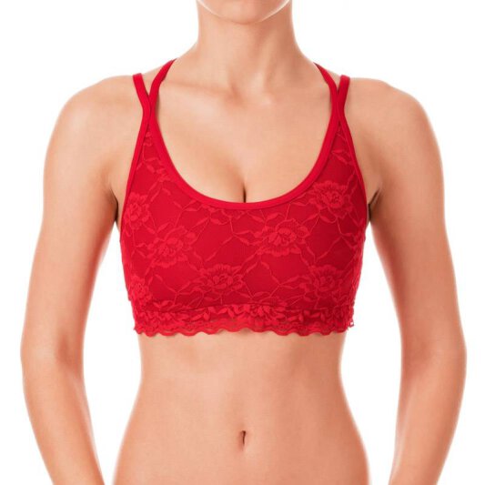 Dragonfly Top Nicole Lace Red XS