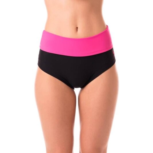 Dragonfly High Waist Shorts Betty S Schwarz / Pink