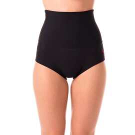 Dragonfly High Waist Shorts Betty S Schwarz / Pink