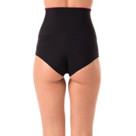 Dragonfly High Waist Shorts Betty M Schwarz / Pink
