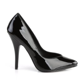 Pleaser SEDUCE-420V Pumps Lack Schwarz