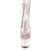 Pleaser ADORE-1018C Stivaletti con Plateau Glitter Trasparente Rosa