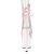 Pleaser ADORE-1018C Plateau Ankle Boots Glitter Transparent Light Pink
