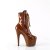 Pleaser ADORE-1020 Plateau Stiefeletten Lack Karamel