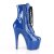 Pleaser ADORE-1020 Plateau Stiefeletten Lack Blau