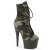 Pleaser ADORE-1020CAMO Plateau Stiefeletten Camouflage Grün
