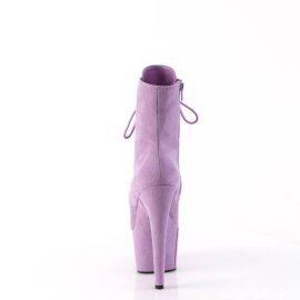 Pleaser ADORE-1020FS Plateau Ankle Boots Faux Suede Purple