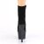Pleaser ADORE-1020FSMG Plateau Stiefeletten künstliches Wildleder Glitter Schwarz