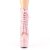 Pleaser ADORE-1020GDLG Plateau Stiefeletten Glitter Rosa