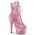 Pleaser ADORE-1020HG Plateau Ankle Boots Holo Light Pink