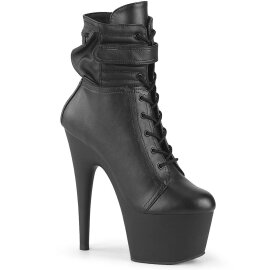 Pleaser ADORE-1020POUCH Plateau Ankle Boots Faux Leather...
