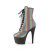 Pleaser ADORE-1020REFL-02 Plateau Ankle Boots Reflection Colorful